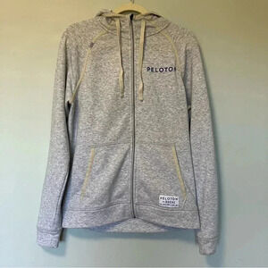 RHONE  X Peloton grey full zip hoodie